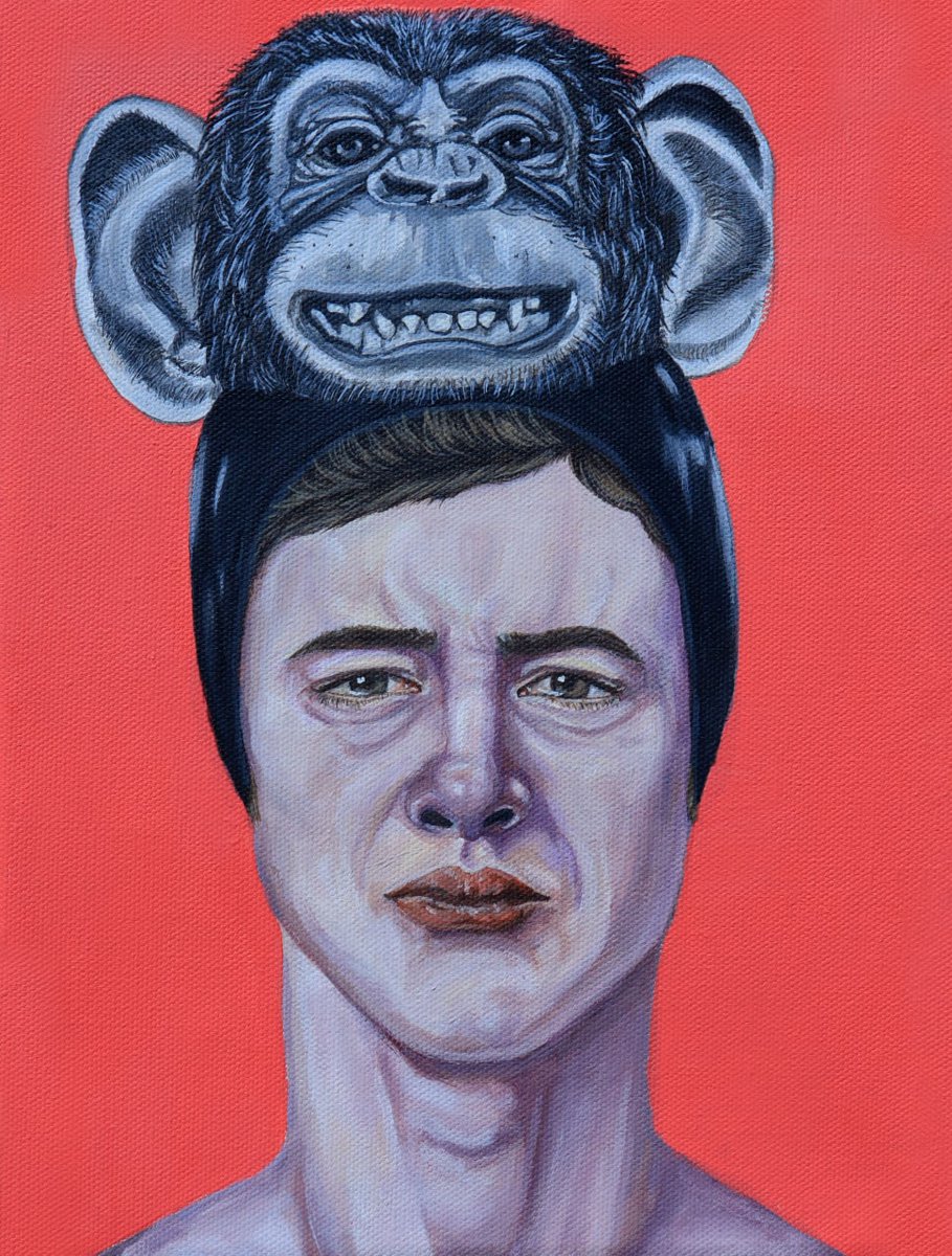 How do you face the virtual world? 
🐵👤
💎1/1
🌟0.2 $ETH
opensea.io/assets/0x495f9…

Physical painting
Acrylic on Canvas
#NFTCommunity
#nftcollector #CleanNFTs #NFT