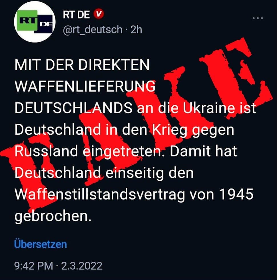 ManuelaHackste2's tweet photo. @reitschuster Möglicherweise Fake, wie so vieles? https://t.co/ynTkPlDVng