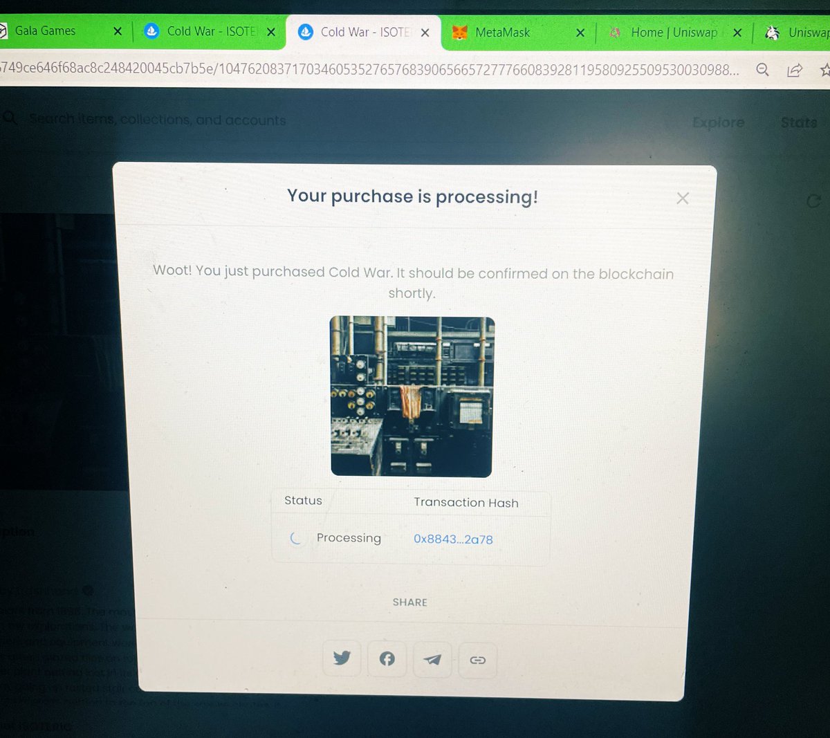 ParkParkinson's tweet photo. someone had #PaperHands 🧻🤲 so I got a 1/1 @trashhand 🗑🤌and now I have #DiamondHands 💎🙌
📷 #ISOTERIC #GenesisDrop 📸
can’t wait for the @isoblock_xyz drop with @spatialxr & @Polycount_io 🏭🌆
https://t.co/ZNpwnRWDtW
$ETH #NFTs #Photography #VRChat https://t.co/KhvTeUGErr
