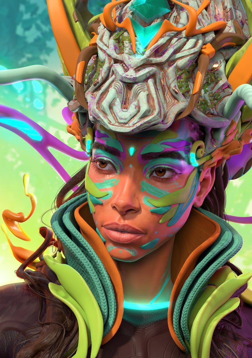 Crixtover's tweet photo. This is one of the most beautiful NFTs I have ever seen. Stunning work from @brianlife 

Art is the Utility. https://t.co/OSjxGuoyPi