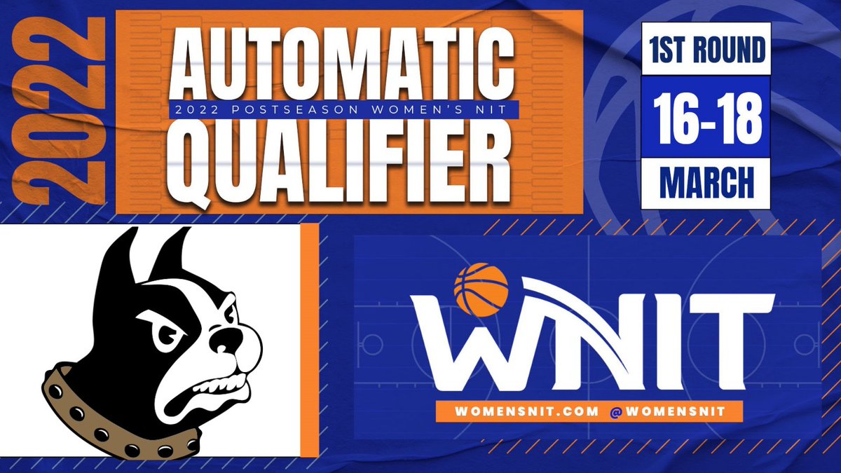 WomensNIT's tweet photo. Congratulations to @Wofford_WBB  for making the 2022 Postseason WNIT as the AQ out of the Southern Conference! https://t.co/S1VZAQ7qnY