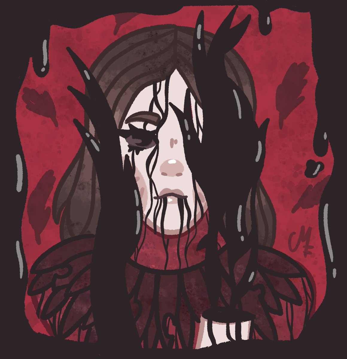 cellyspook's tweet photo. Portrait of a Murder 

[@DeadByBHVR #DBD #DeadByDaylight #TheArtist #CarminaMora #DBDFanart #Fanart] https://t.co/3FKE287D70