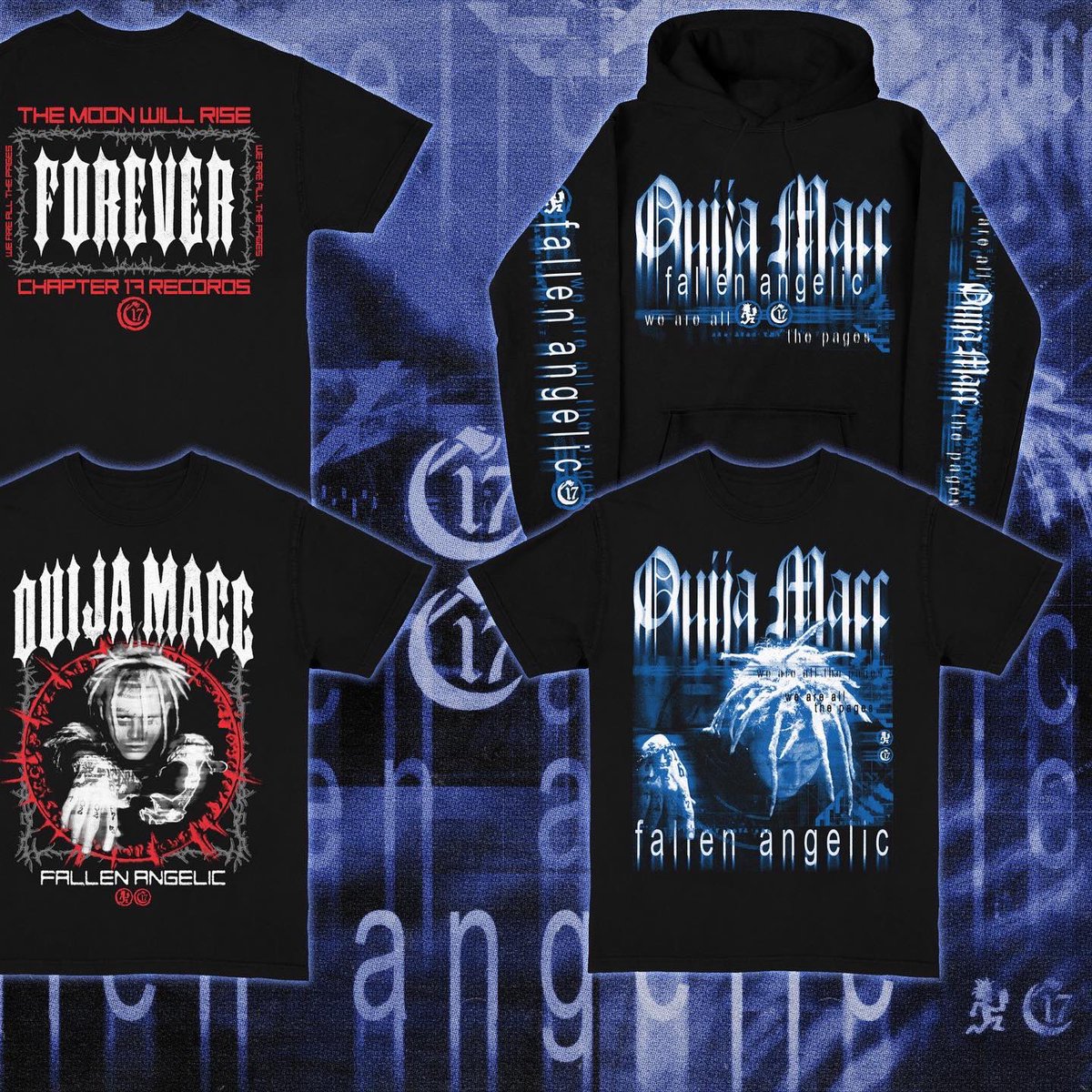 ouijv's tweet photo. RETWEET TO WIN! 

Someone who does this will win a signed CD &amp; their choice of garment from the collection!! 

FALLEN ANGELIC drops 4/1 but you don’t have to wait that long! Grab it now along with some fire ass merch &amp; hardcopies!!! 🪓🪓🪓

Tap here: https://t.co/SRRdcoyFKQ https://t.co/uWsR59MNGK