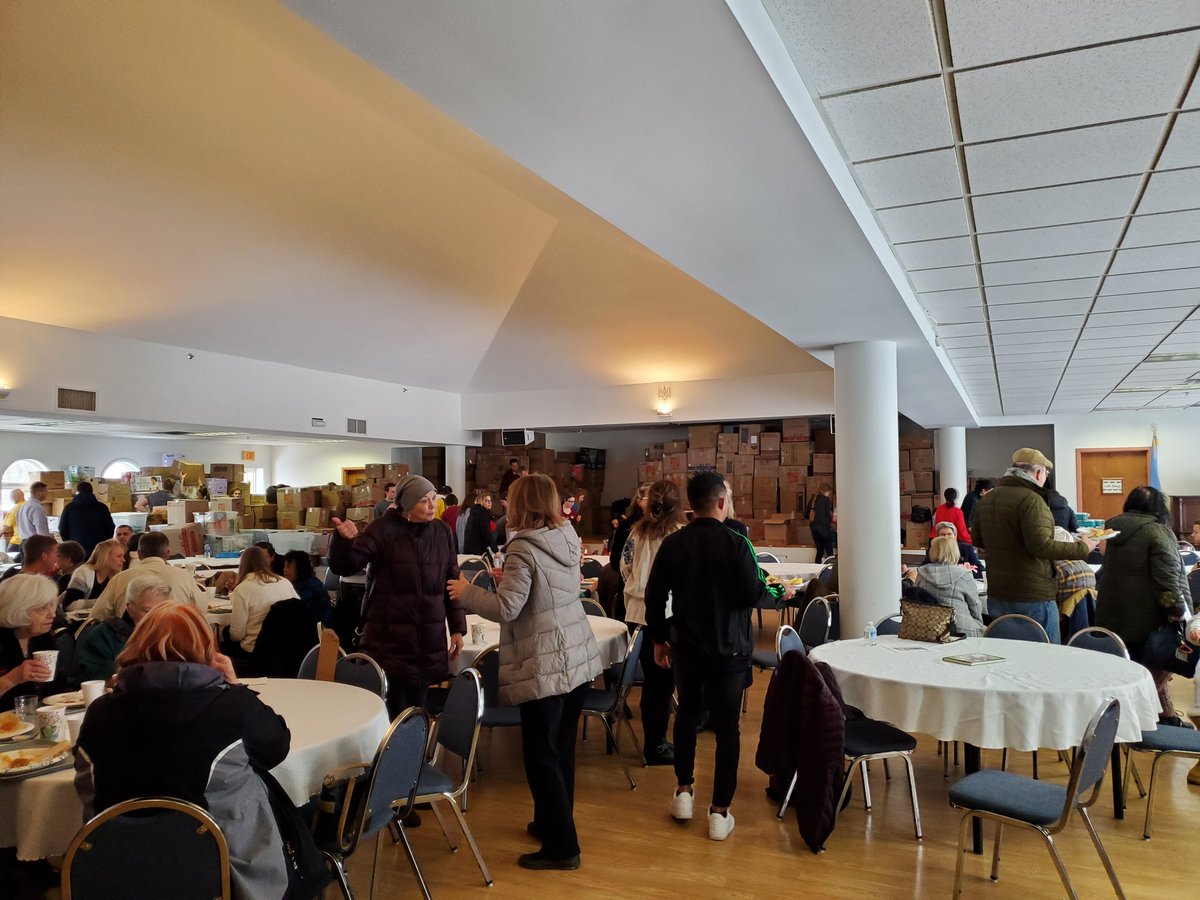 GoldmanForAH's tweet photo. This afternoon I attended a fundraiser at St. Katherine Ukrainian Orthodox Church in Arden Hills to show solidarity with Minnesota's Ukrainian community. I was proud of the outpouring of support for our neighbors and the people of Ukraine. https://t.co/YuYrC3l67S