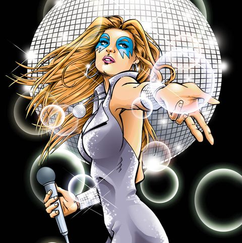 emilybombsauce's tweet photo. This guy at the movie theater last night told me I looked like Dazzler from X-Men and.......he is not wrong at all and now I'm angry that no one told me about her and now I need to find out who to contact at Marvel so we can get a movie made STAT. https://t.co/UzZoJAraCK