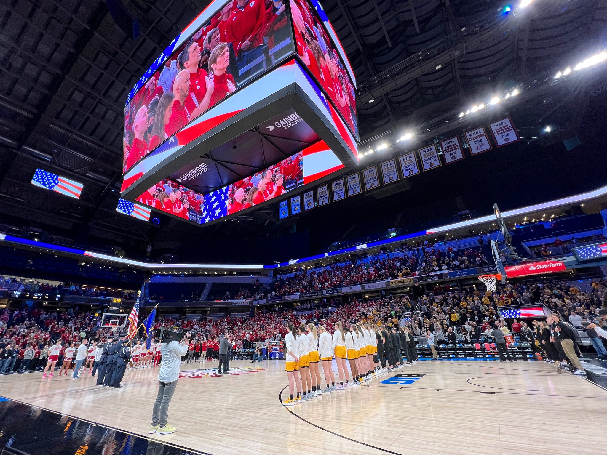 Scott Agness on Twitter "Indiana v Iowa for the Big Ten WBB tournament