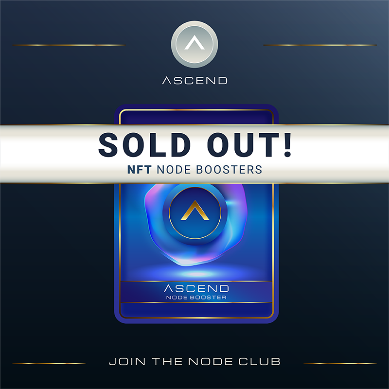 AscendNodeClub's tweet photo. Our entire collection of Node Booster is now SOLD OUT!

🔥Ascend Node Boosters increase your node rewards by 15%.
✅You can get one on @tofuNFT marketplace!
https://t.co/sYcb0QMxsk

#JoinTheNodeClub #Ascenders #Nodes #NodeLife #NodeArmy #NFT $univ $strong $power $polar $ASND https://t.co/GeXPZmMyV4