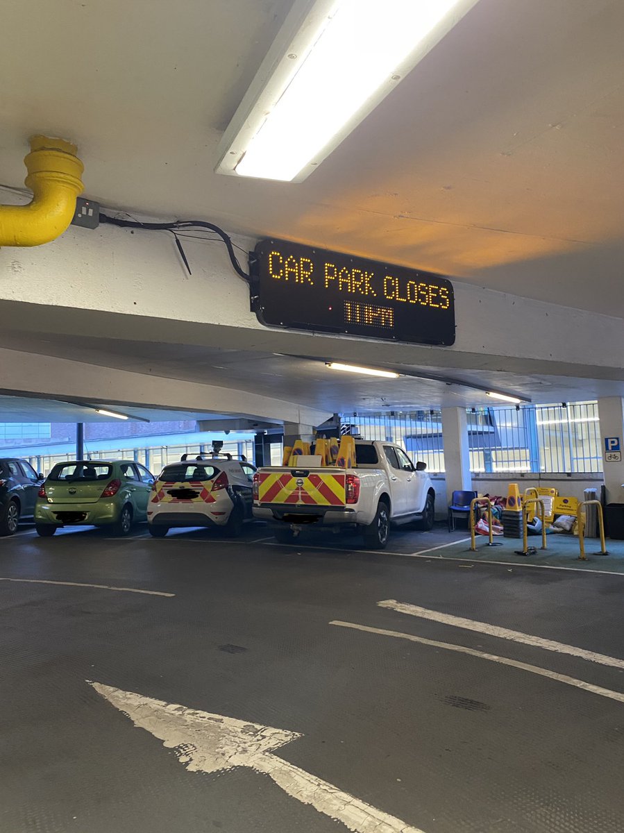 MisSharKiss's tweet photo. @NewcastleCC Guess what time this car park closes? The clue is not in the photo! 🤯���🧐 https://t.co/DD3zVy961Q