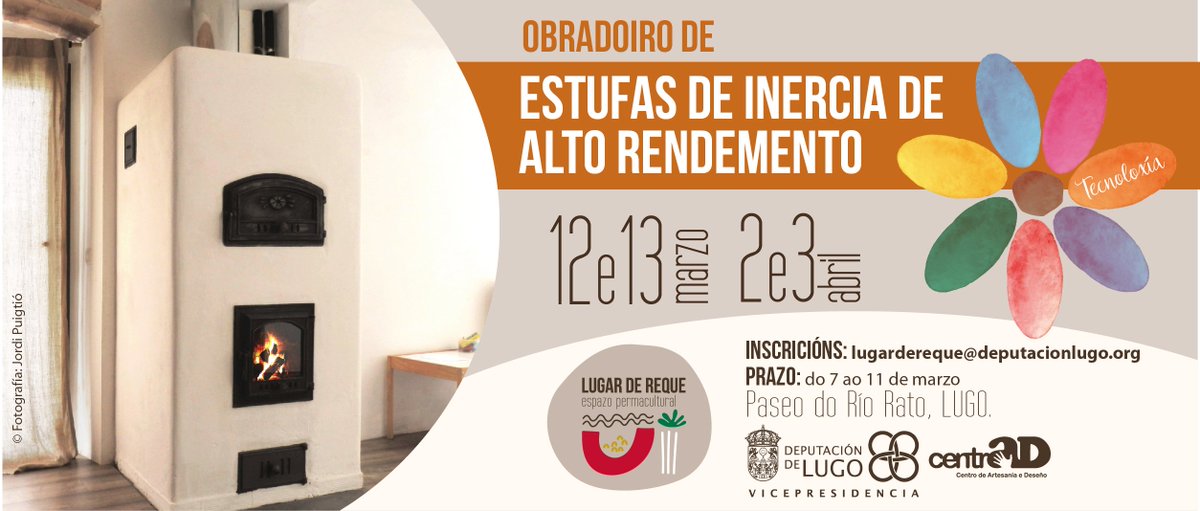 O aproveitamento enerxético centrará o vindeiro obradoiro no Espazo Permacultural #LugardeReque

Mañá abre o prazo para anotarse 👇

#permacultura #sostibilidade #eficienciaenerxética #bioconstrución