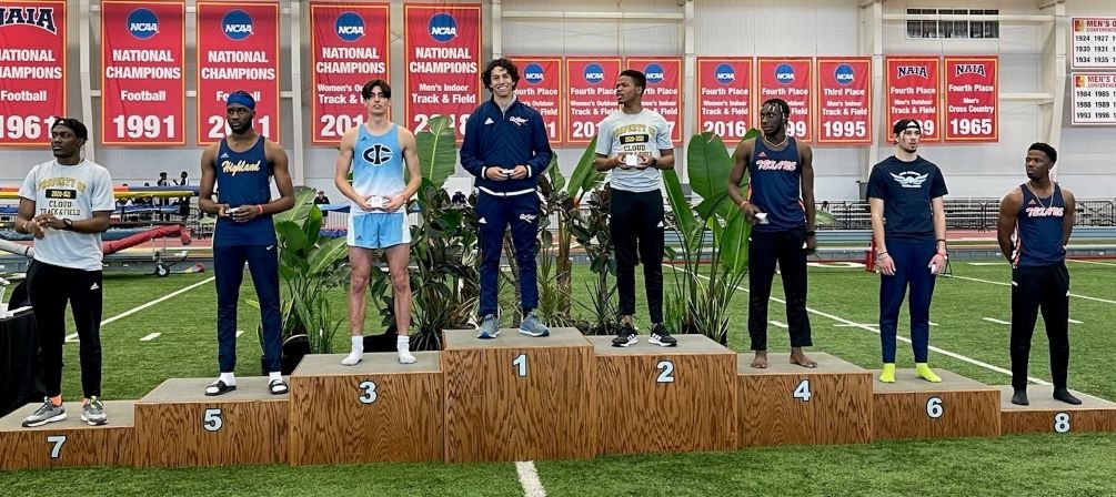 PimaAthletics's tweet photo. Aztecs Men's @PimaTrack_Field Reece Gardner (Marana HS) is the NJCAA INDOOR NATIONAL CHAMPION in the Heptathlon setting a new Pima record with 5112 points. He set PRs in 5 of the 7 events. The Aztecs took 14th with 17 team points. #PimaTrack #AztecTough
https://t.co/xKbzvkFjyG https://t.co/zrt4pHwEVf