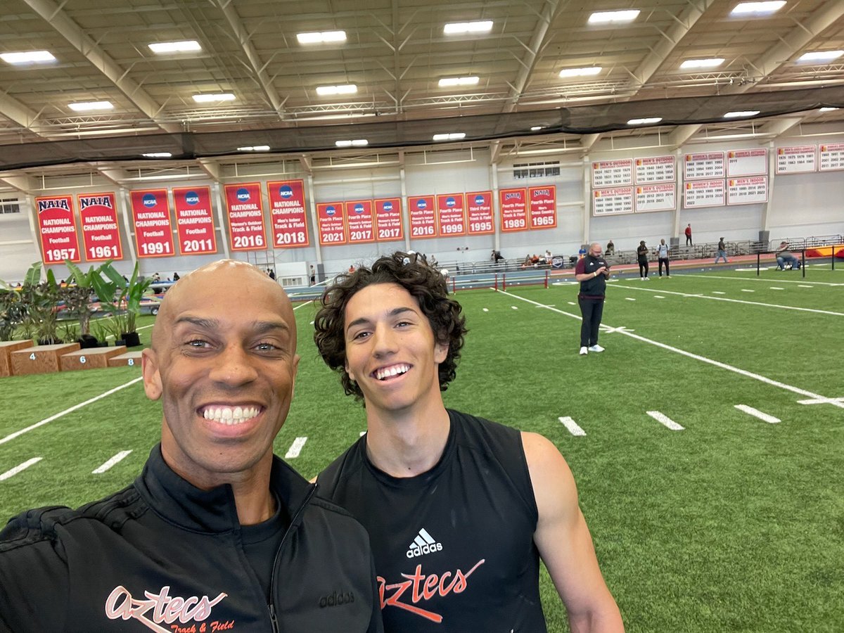 PimaAthletics's tweet photo. Aztecs Men's @PimaTrack_Field Reece Gardner (Marana HS) is the NJCAA INDOOR NATIONAL CHAMPION in the Heptathlon setting a new Pima record with 5112 points. He set PRs in 5 of the 7 events. The Aztecs took 14th with 17 team points. #PimaTrack #AztecTough
https://t.co/xKbzvkFjyG https://t.co/zrt4pHwEVf