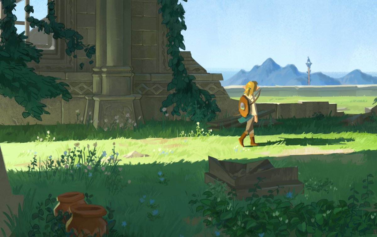 madsraa's tweet image. This painting is probably going to take me 5 more years to finish so here's a crop!