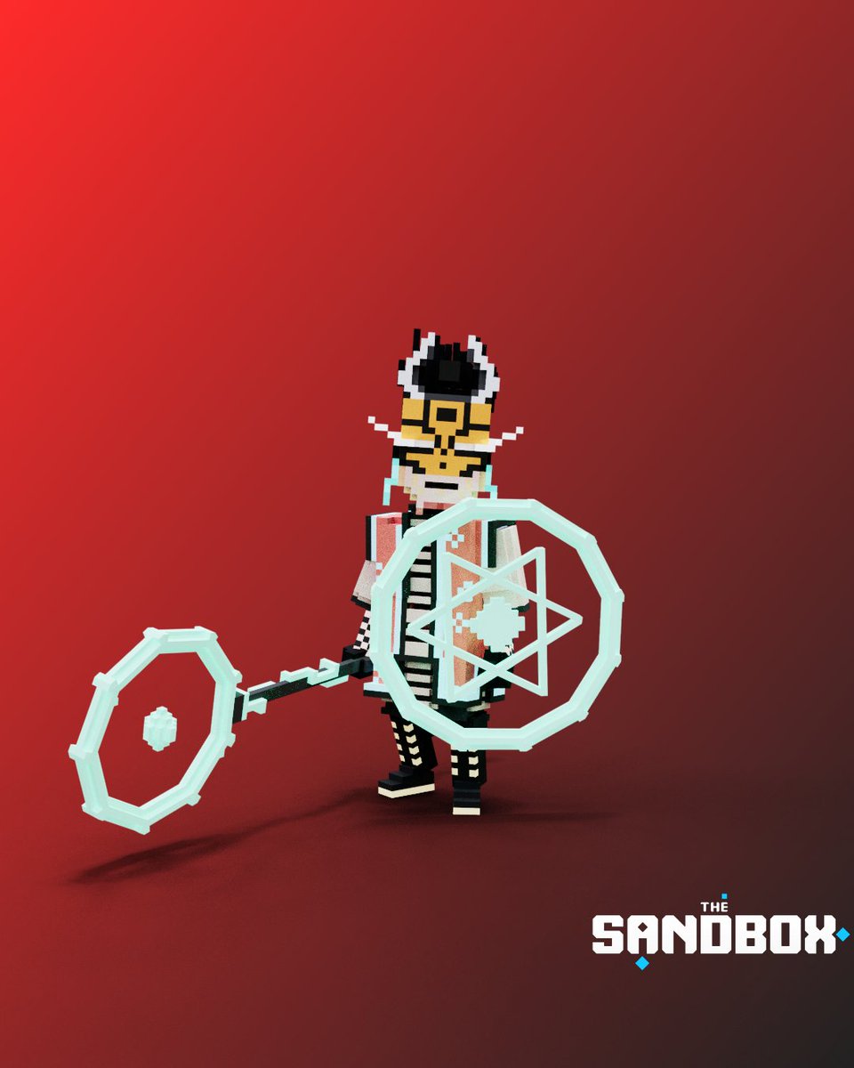 iosua517's tweet photo. Final submission for the @TheSandboxGame contest - The Tools of Equilibrium. 
   Samurai Omnimorph - #VoxEditWeekly @VoxEdit  @TheSandboxGame  @DanielTaylorArt  @omnimorphs https://t.co/LyuJ4UqaV6