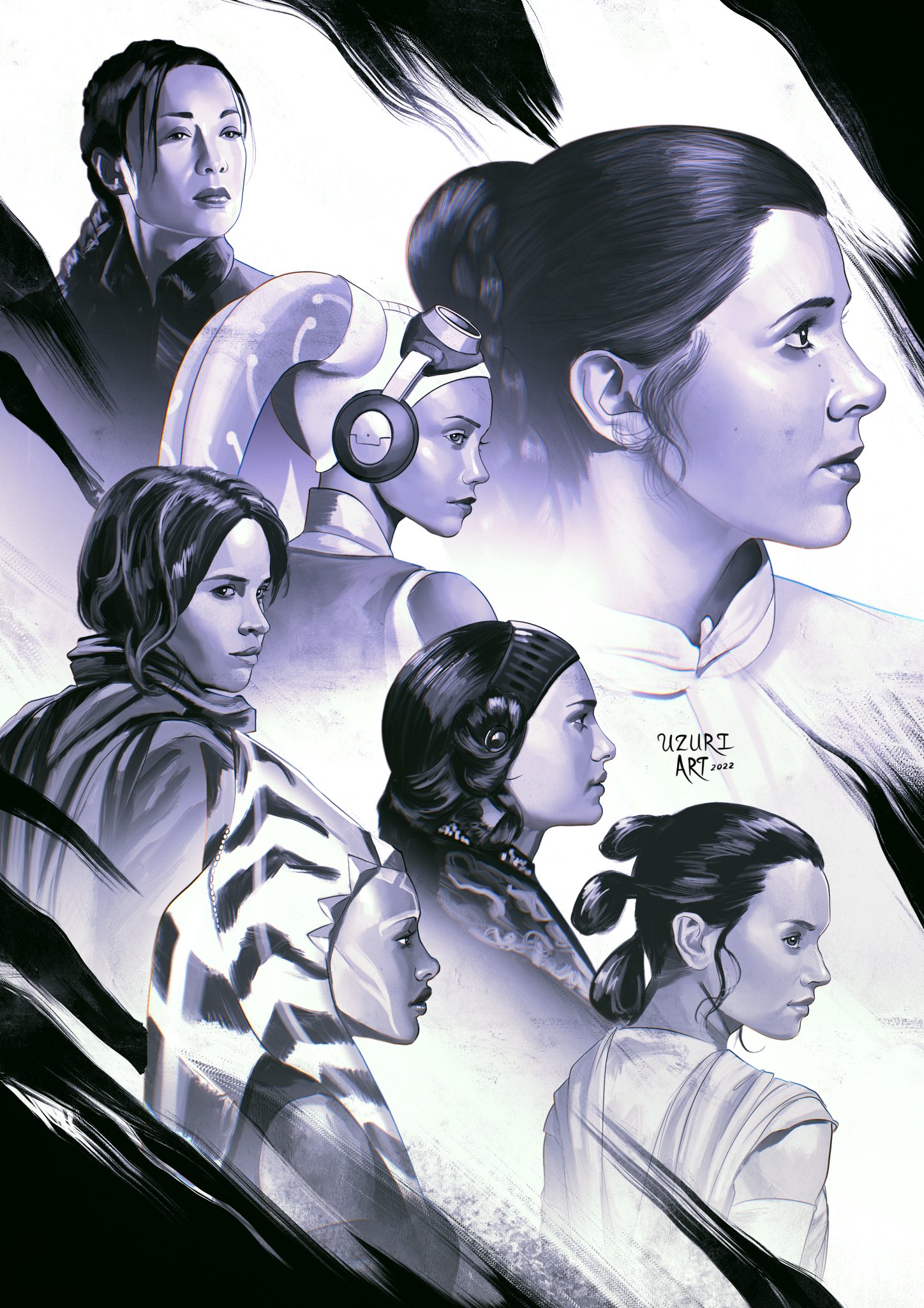 Uzuri Art on Twitter  Star wars characters, Star wars girls, Star wars  planets