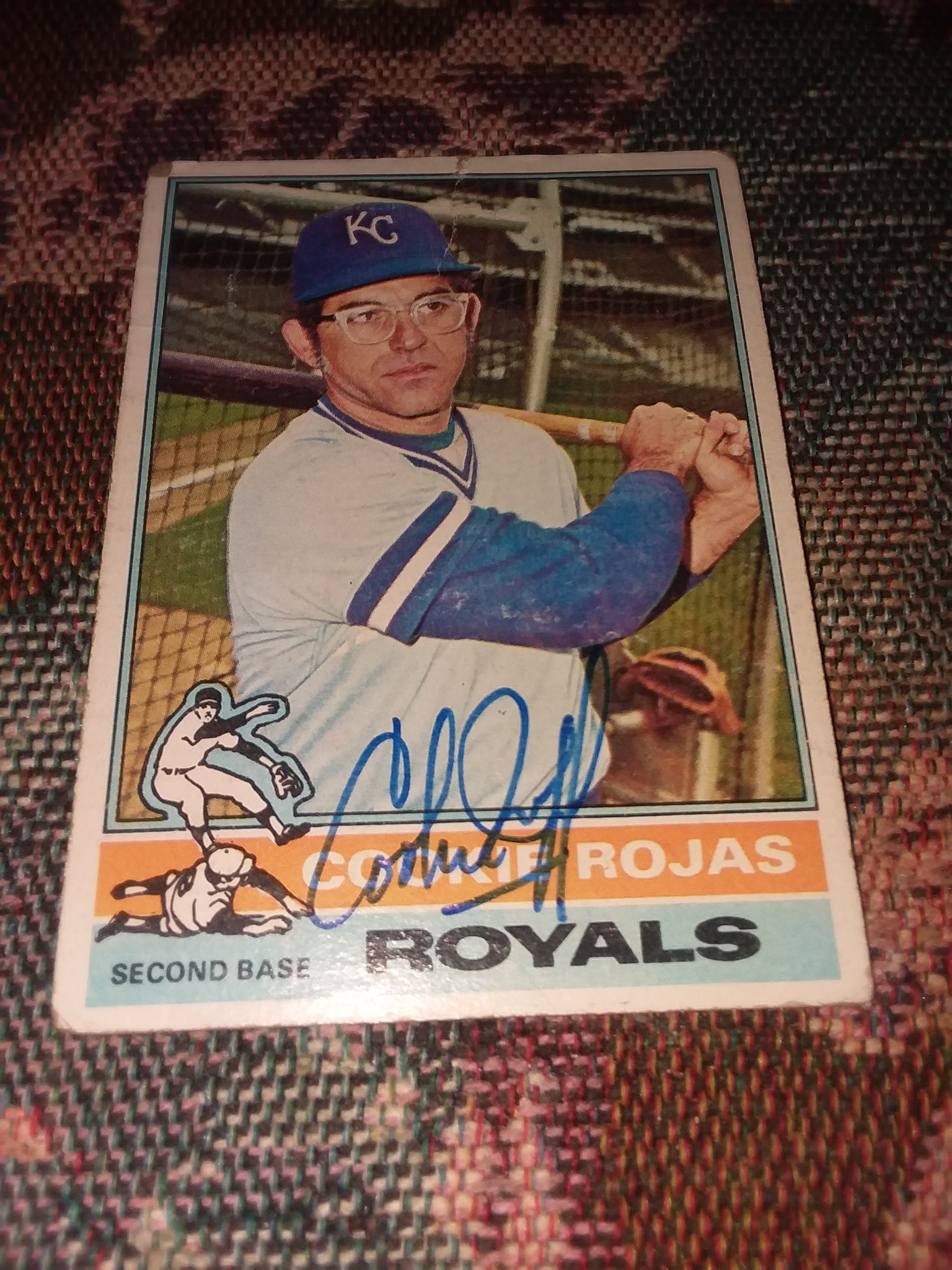  I did Lefty already but happy birthday Cookie Rojas! One card and a beautiful photo 