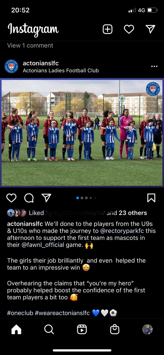 ⚽️ What is all about <a href="/ActoniansLFC/">Actonians WFC</a> 🔵⚪️