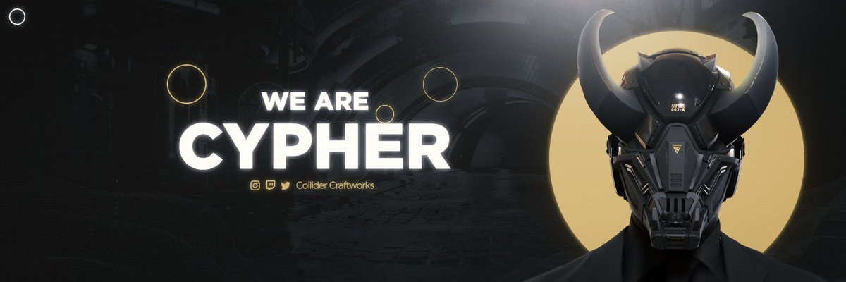 Hello <a href="/ColliderCraft/">CC</a>  thanks for this competition this's my banner after hours of work I hope you all like it💙
#cypherbanner 
#collidercraftworks