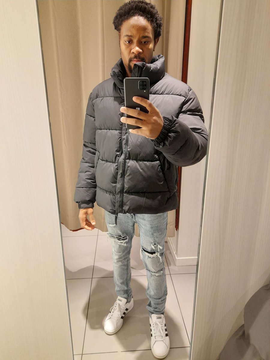 black puffer jacket north face