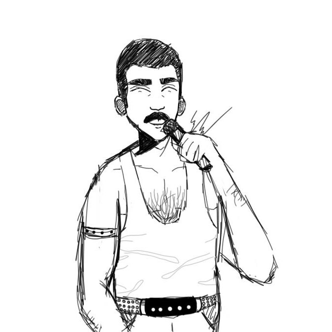 spencerrro's tweet photo. Freddie art :D #FreddieMercury #queen https://t.co/wgT4eEAOSE