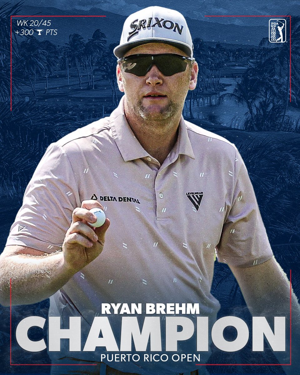 In his last start on a Minor Medical Extension, Ryan Brehm needed a win to retain full PGA TOUR status. 

He won by SIX <a href="/PuertoRicoOpen/">Puerto Rico Open ⛳️</a>! 🏆