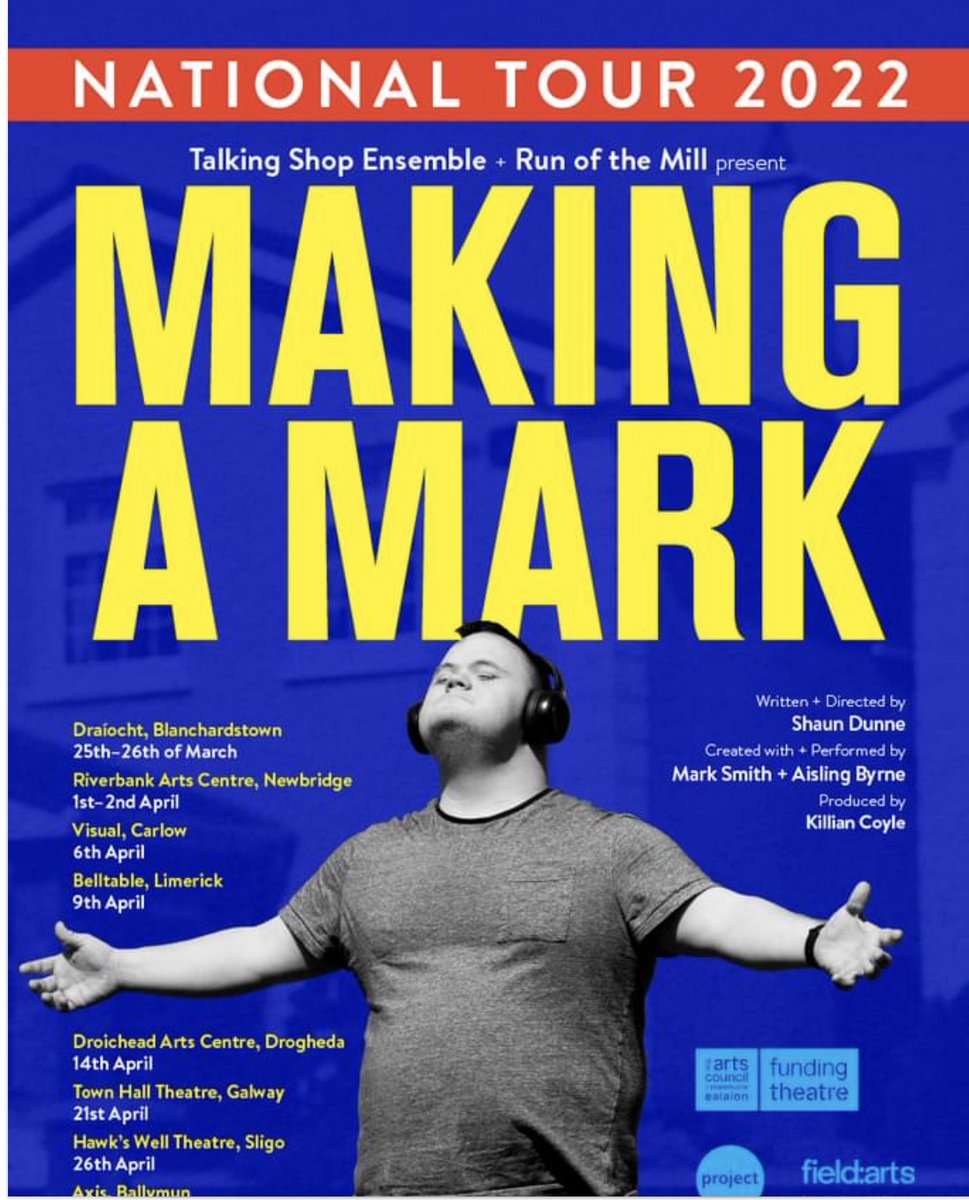 access_maynooth's tweet photo. Knock ‘em dead Mark ! #InclisiveTeatre #RunOfTheMill #MakingAMark #ShareTheJourney #DownSyndrome https://t.co/1iHeak02Eb