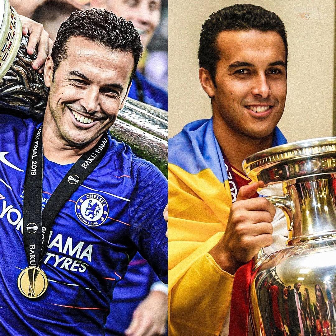 FrankKhalidUK's tweet photo. Did you know former @ChelseaFC player Pedro is the only player in history to win Champions League, Europa League, UEFA Super Cup, Club World Cup, EURO and World Cup. https://t.co/H1M9rAwEm0