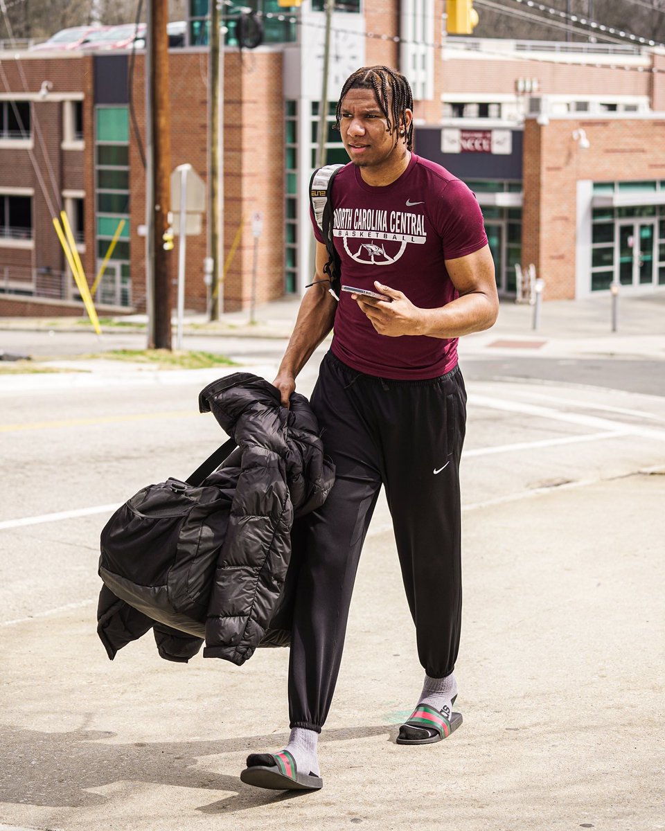 NCCU_MBB's tweet photo. Next Stop Norfolk!😤🦅🏀 https://t.co/s2kxit2etA
