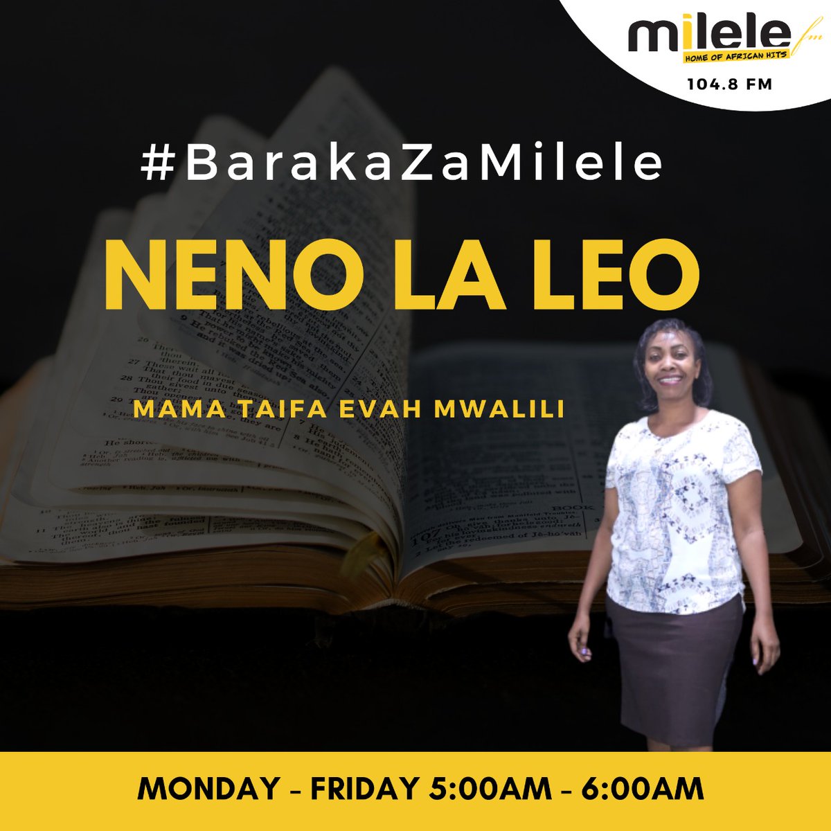 #NenoLaLeo.. MUNGU ATAINUKA SABABU YA WANYONGE. Zaburi 12:5-7 “Kwa sababu ya uonevu wa wanyonge na kulia kwa uchungu kwa wahitaji,nitainuka sasa,” asema Bwana. “Nitawalinda kutokana na wale wenye nia mbaya juu yao.” @EvahMwalili @Milele_Fm #BarakaZaMilele