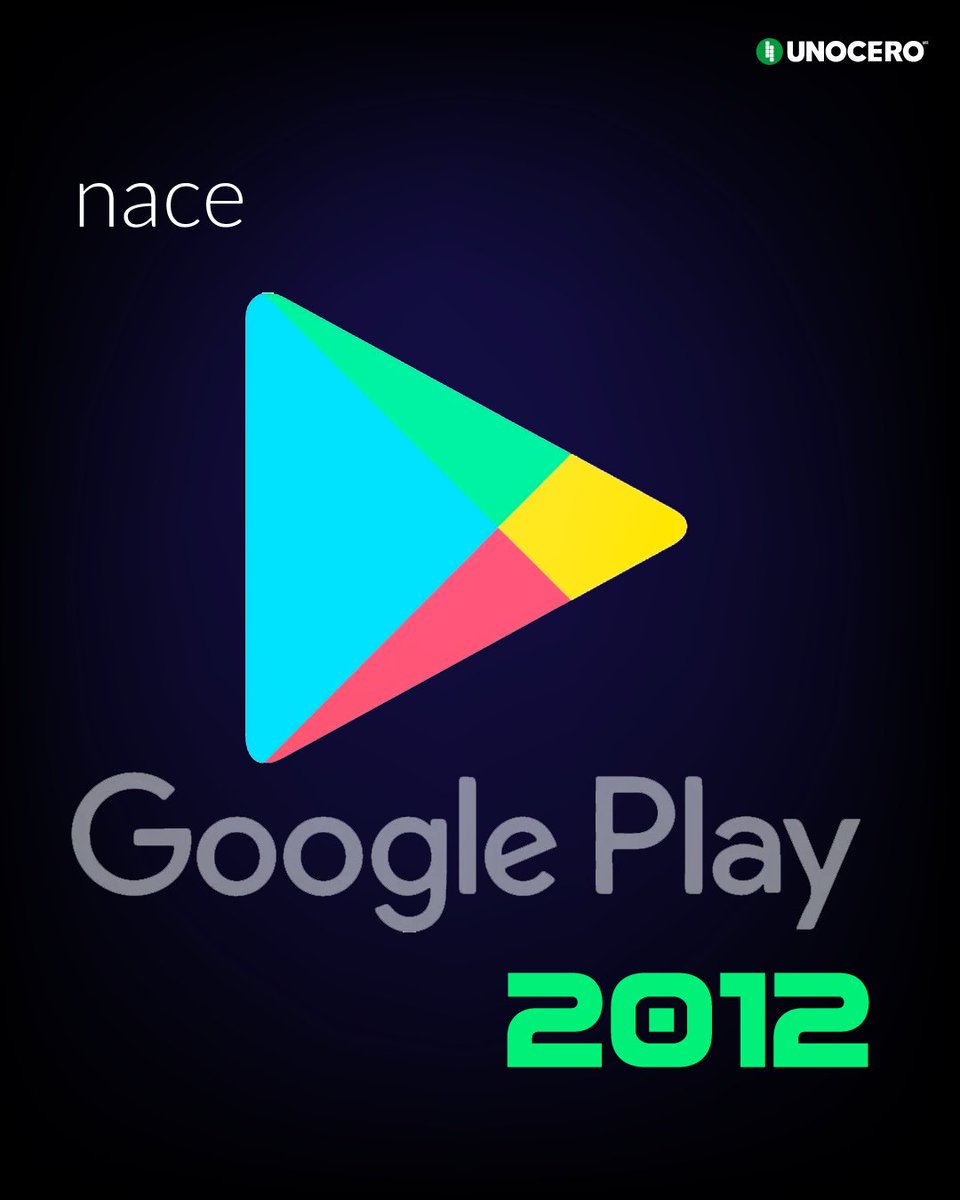 unocero's tweet photo. Hace exactamente 10 años que #GooglePlay comenzó a funcionar bajo ese nombre, tras un periodo en que fue conocida como #AndroidMarket 🤖🛍️ #ChecaelDato https://t.co/oSTryJ0XdI