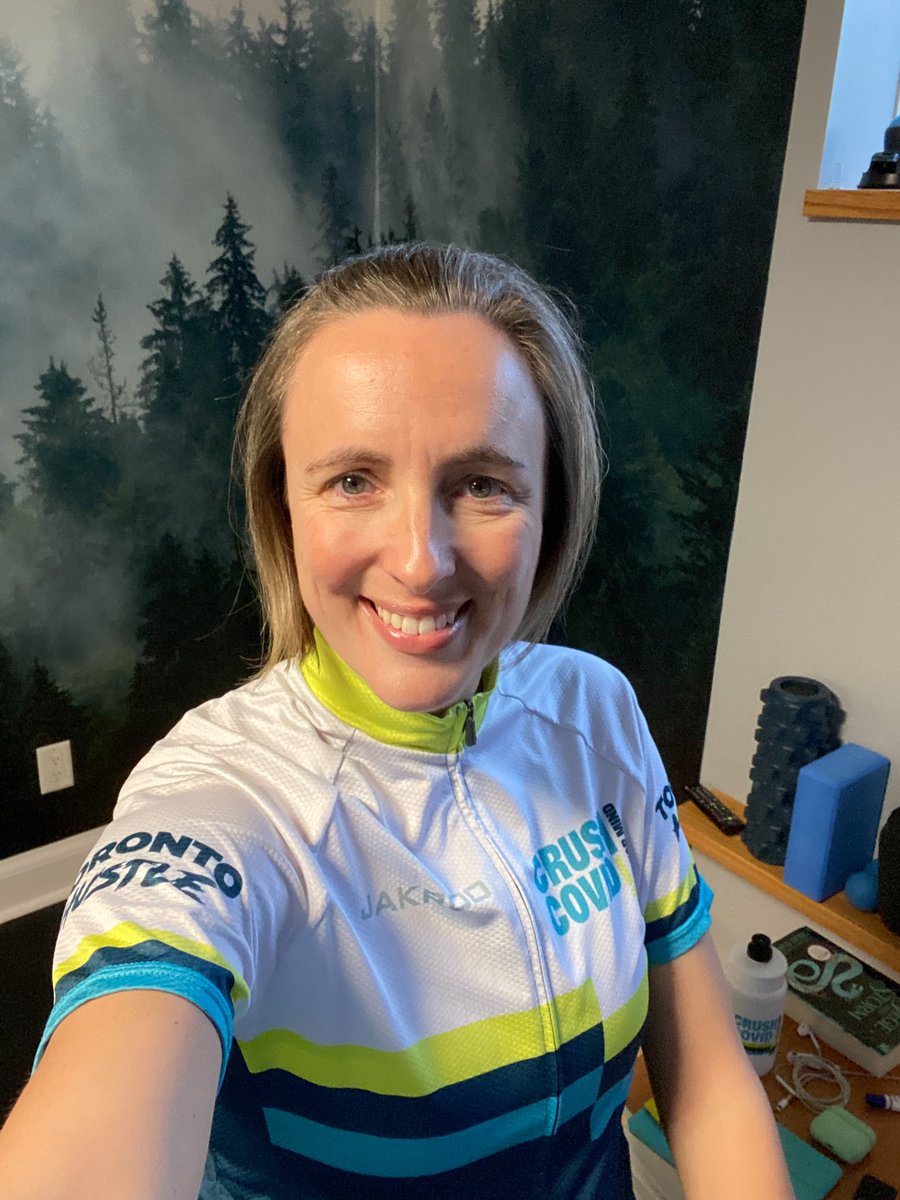 lindsaymartinek's tweet photo. Well, another year complete. 16 hours, 190 km and $8,100 raised. With my riding partner in crime Cindy and the amazing Mind Riders. P.S. this pic was at the start of my ride NOT the end! I looked very different at the end!!! @MGHFoundation @MikkiLayton @BradMBradford https://t.co/kjBTuwyOg9