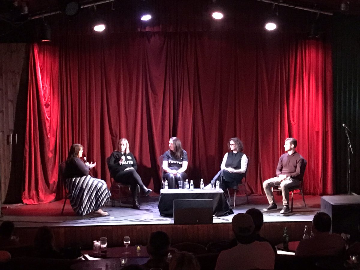 Trickstersworld's tweet photo. Humbling listening to Selina & Louise McDermott about the @48NeverCameHome at #TortoiseShackLive https://t.co/eCKzUDN6Qb