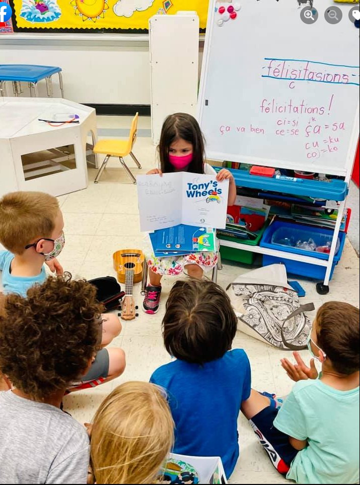 It's so amazing to see when stories resonate 🥰 Thank you Kelsey for sharing Tony's Wheels with your class at Les Petit Soleil Preschool!
•••
Invite author Mila Bongco-Philipzig to your classroom📚Find out more at anakpublishing.ca/TonysWheels-ED…
#ilovetoread #iamareader #worldbookday