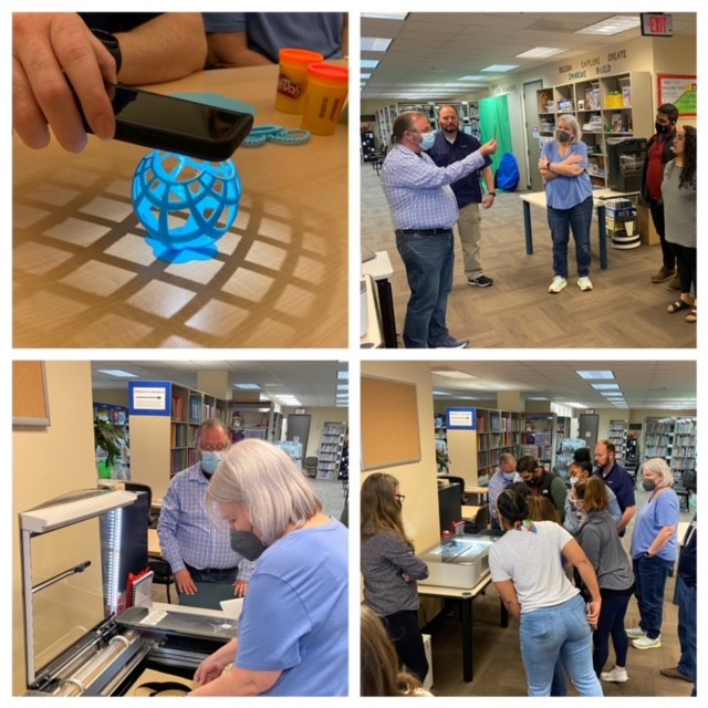 bagwellcollege's tweet image. KSU graduate students in the Bagwell College of Education participated in a laser-cut and 3D printed mathematics tool workshop by Dr. Jason Harron in the School of Instructional Technology &amp;amp; Innovation featuring tools designed by #MathHappens. @JRHarron
 @kennesawstate @KSUITEC