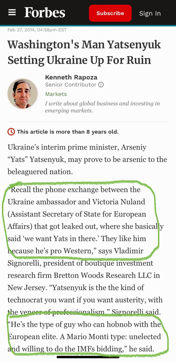 <a href="/Sulliview/">Margaret Sullivan</a> Write a column about 2014 Ukraine coup led by Obama-Biden admin.  How he set up Ukraine for disaster and how US saw him as antagonist to Russia.
If US wasn’t trying to push Russia into a war then - explain what they were doing by their actions.