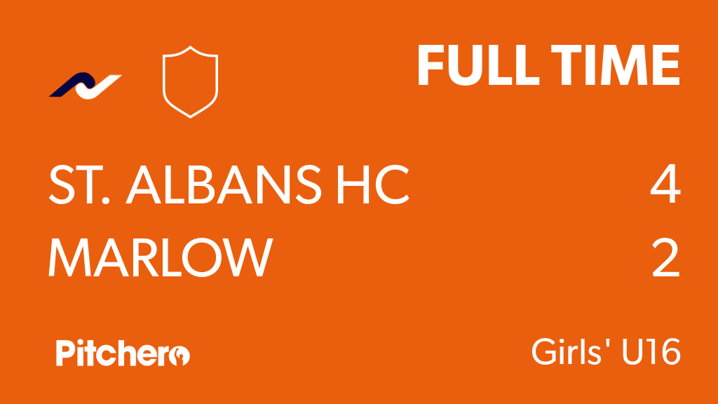 StAlbansHC's tweet photo. FULL TIME: St. Albans HC 4 - 2 Marlow
#STAMAR #Pitchero
https://t.co/m97yHK9JmV https://t.co/pQcsQe4nM7