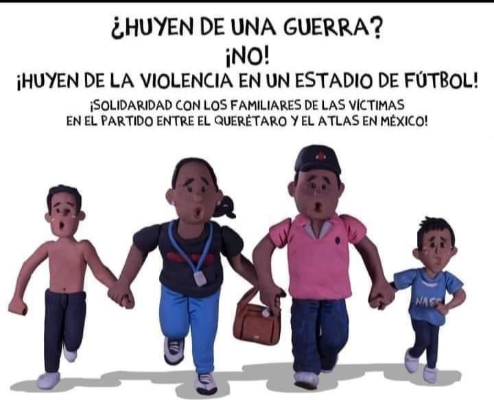 ijdis's tweet photo. Pensarían que están huyendo de la #guerra  #RusiaVsUcrania pero es #mexico @LigaBBVAMX https://t.co/6zrdANw1ep