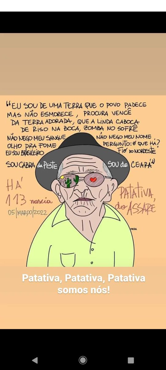luizcapitani's tweet photo. Sou poeta , sou cantador, sou da roça da cidade , sou lutador https://t.co/10k4QwIL7v