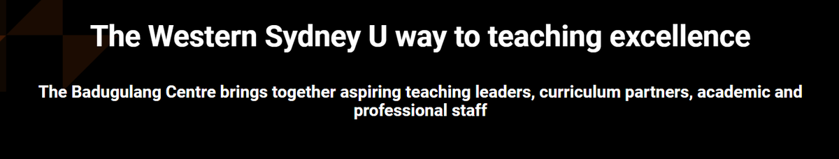 The Western Sydney U way to teaching excellence   campusmorningmail.com.au/news/the-weste… 

<a href="/JoChuckjo/">Jo-Anne</a> <a href="/GinaSalibaa/">Gina Saliba</a>