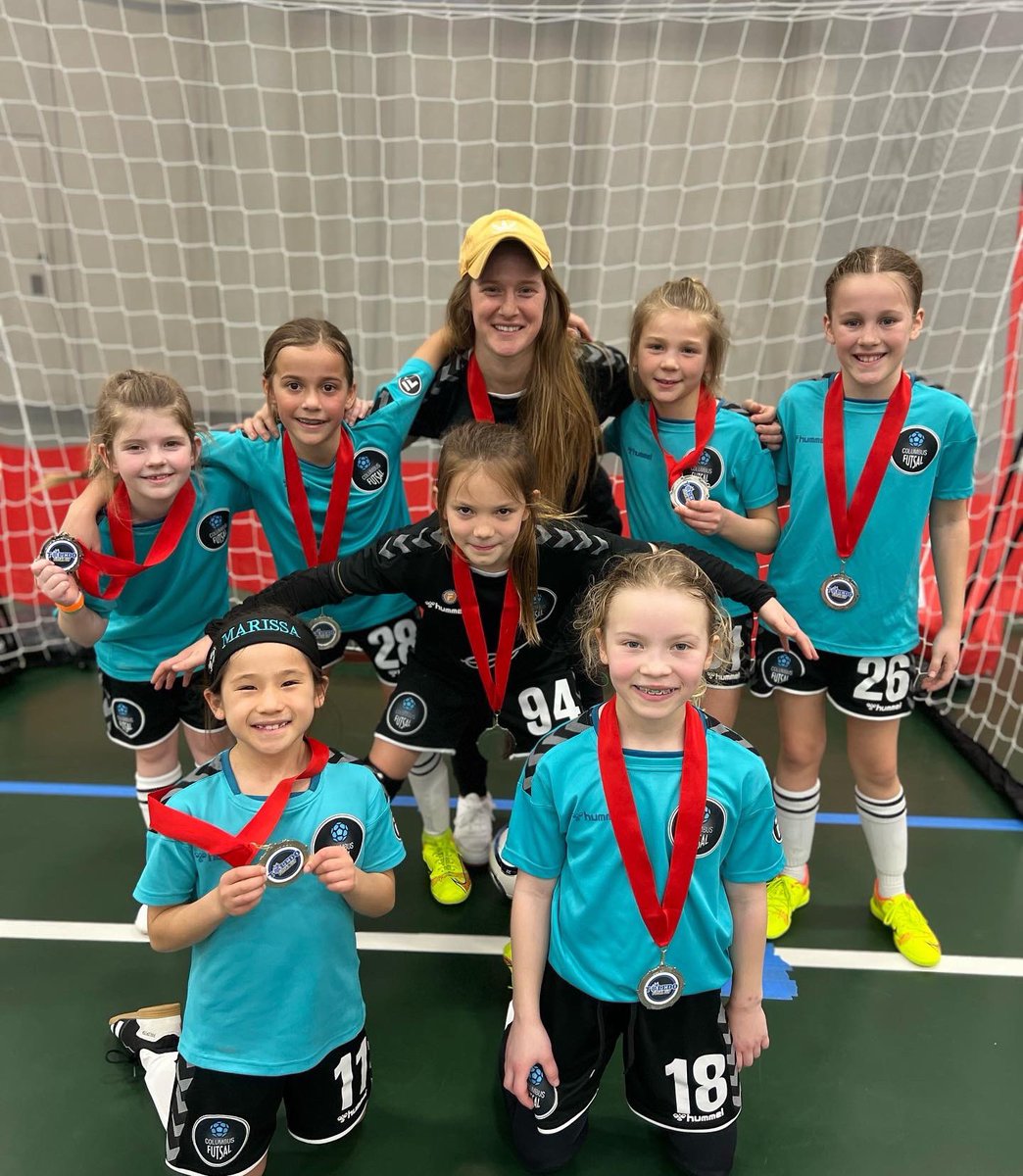 PlayCFA's tweet photo. These girls had a fun weekend at the Toledo Futsal Cup 🤩🥈and placed as finalist 💪💪🐆 Gooooo Panthers!
#PlayCFA #columbusfutsal #playhowtheworldplays #futsal #futsalforus⭐️ #futsalfemenino #futsalfeminino https://t.co/E06o3h1LDM
