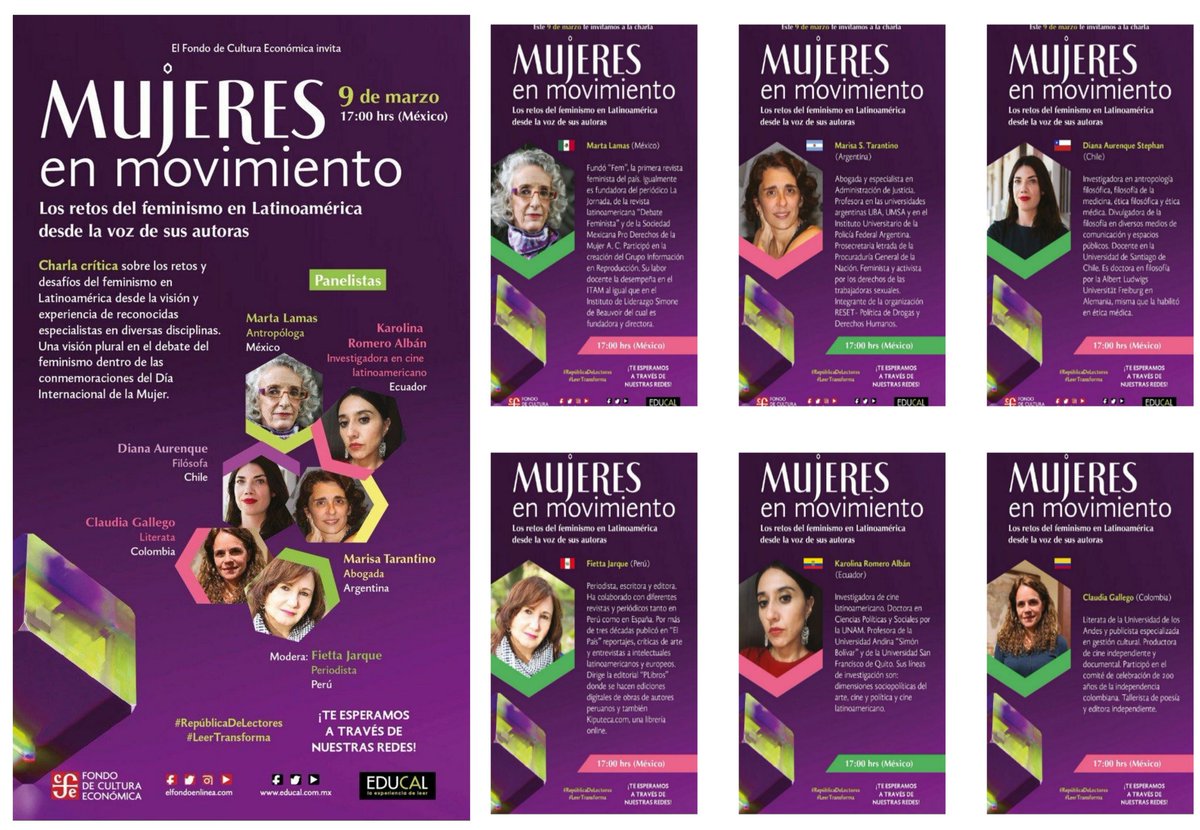 📢Una charla imperdible, te invita El Fondo de Cultural Económica  
✨Te esperamos 
Miércoles 9 de marzo
17:00 hrs.
Transmisión por todas las redes del Fondo de Cultura Económica!
#FondoDeCulturaEconómica
 #UnaNaciónQueLee #FomentoALaLectura #ClubesDeLecturaFCE #Lectores