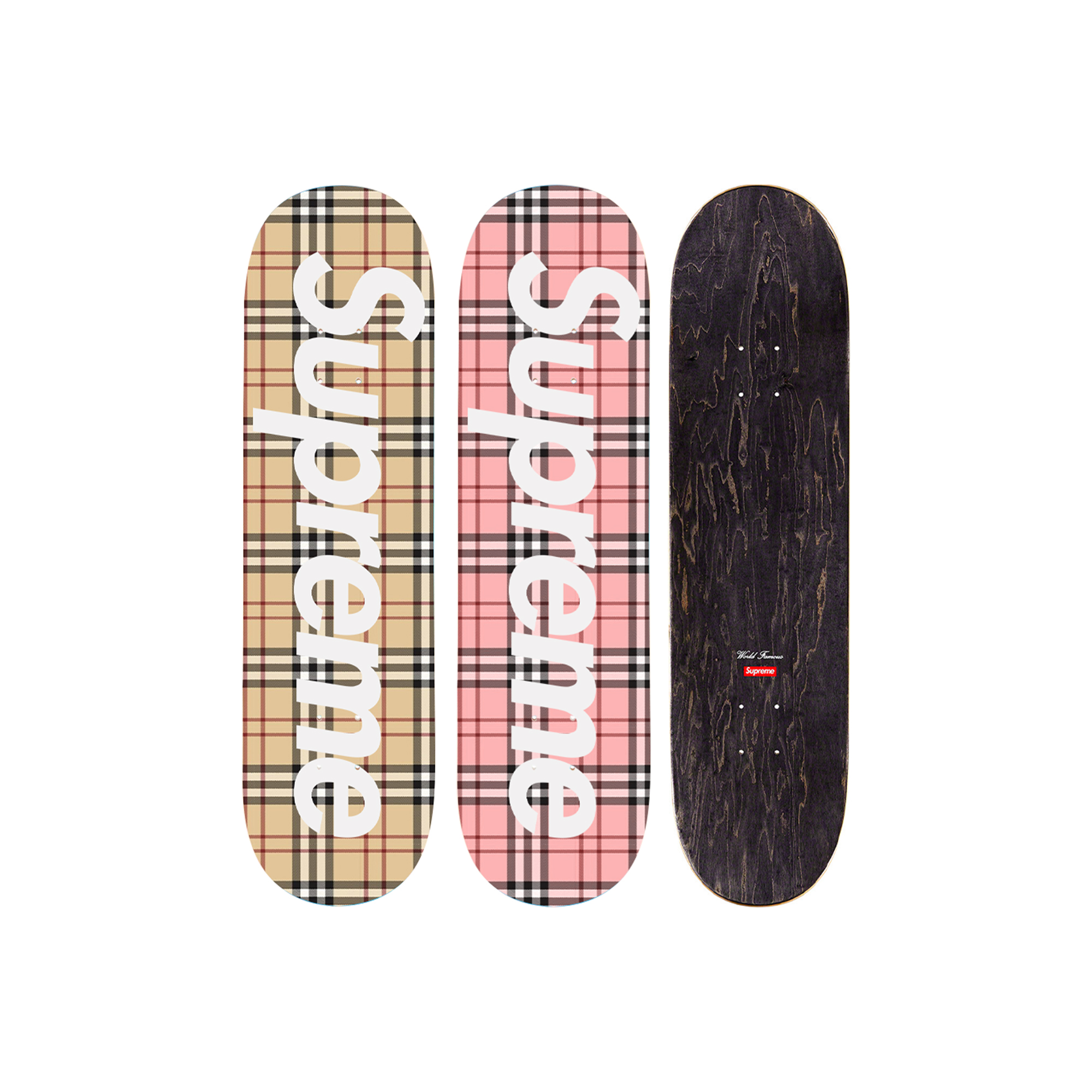 Supreme® Burberry® Skateboard スケートボード
