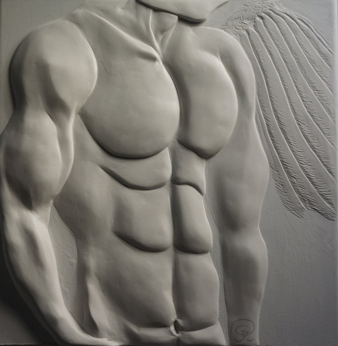 #relief #wandrelief #3dart #etsy #engel #art