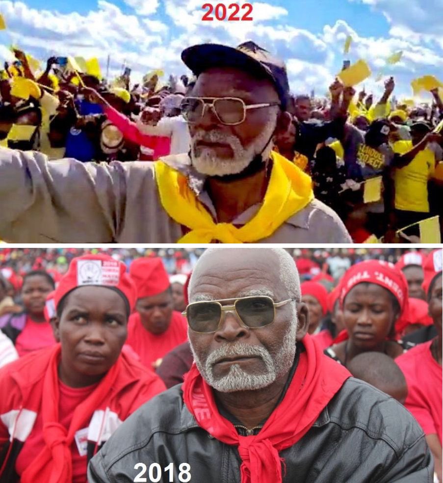 daddyhope's tweet photo. If loyalty was a person.

These are the unspoken heroes of the struggle against corrupt rule, the real fighters.

Salute to the old man!

#RegisterToVoteZW #RegisterToVote2023 https://t.co/lQqwp9SnYe