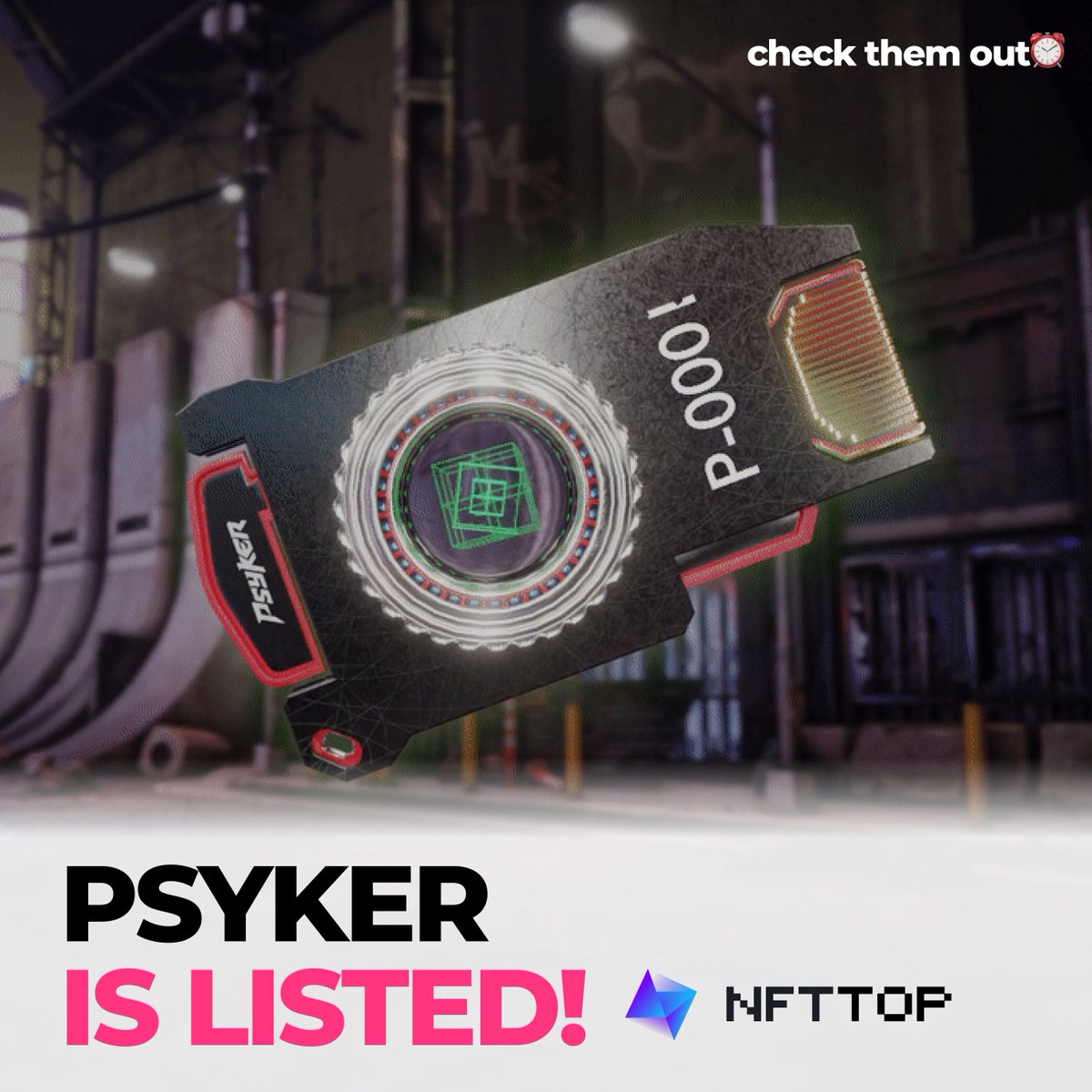 The Psyker <a href="/psykergame/">Psyker</a> is live! 🏆⁠

Come &amp; check them out at: nfttop.io/event/psyker--…

#Solana 
Post your NFT in the comments👇🏻