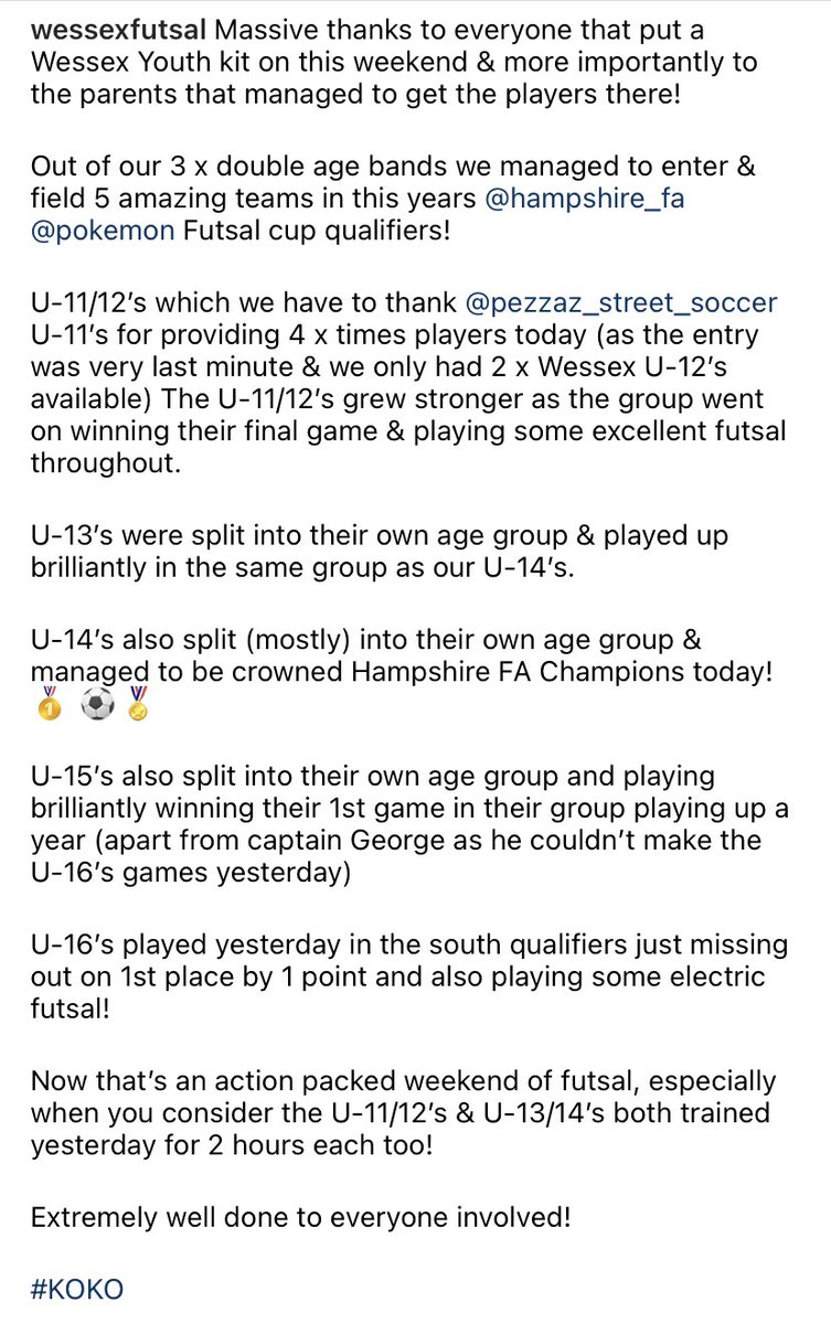 Wessex Futsal Club tweet media