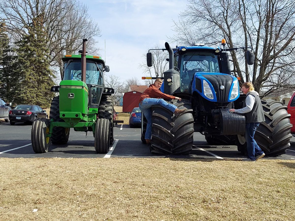 UnionCityFFA's tweet photo. Some of our Union City kids brought their tractors to school to celebrate National FFA week! https://t.co/h6rx8JRzGL