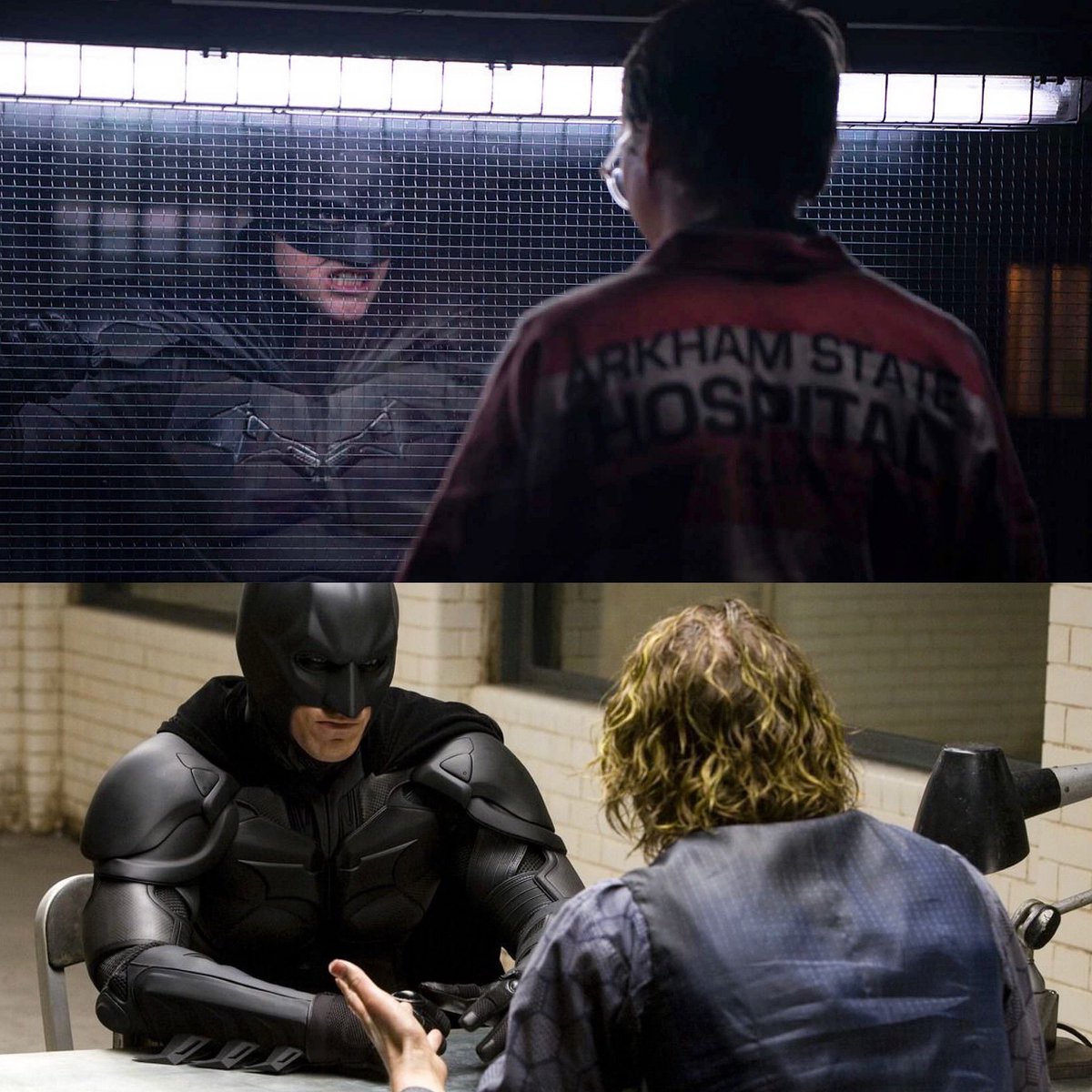 heroichollywood's tweet photo. Which interrogation scene was better? #TheBatman https://t.co/f9lKgZZFX7