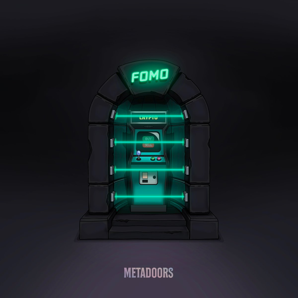FomoArcade entry. Seems dangerous...🕹️⚡️
#Metadoors