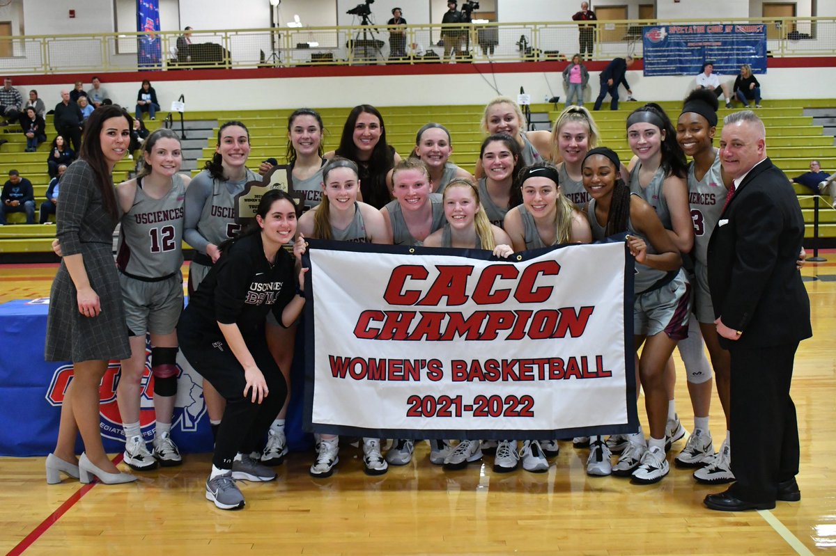Going out on top 🏆 <a href="/USciencesWBB/">USciences WBB</a> wins its third <a href="/CACC01/">Central Atlantic Collegiate Conference</a> title in five seasons, and its fifth overall, in <a href="/USciences/">USciences</a>’ final year
