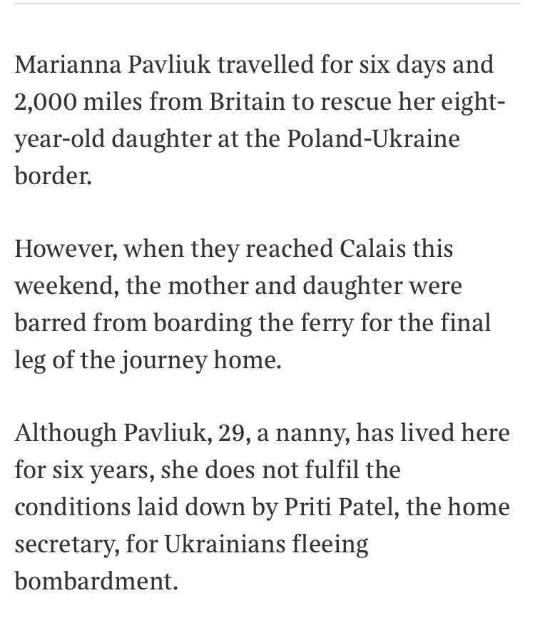A degenerate <a href="/ukhomeoffice/">Home Office</a> 
A degenerate Home Secretary <a href="/pritipatel/">Priti Patel MP</a> 
#Ukraine️